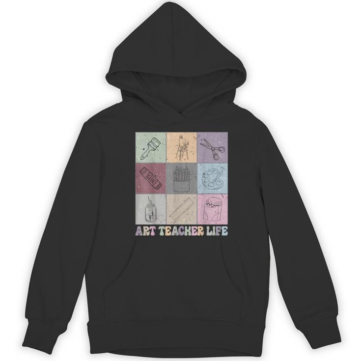 Art Teacher Life Retro Groovy Teaching Future Artists Women's Hoodie, novelty gifts, funny gifts Art Teacher Life Retro Groovy Teaching Future Artists Women's Hoodie, novelty gifts, funny gifts