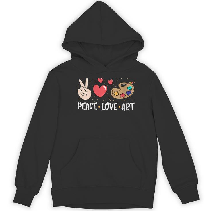 Art Teacher Peace Love Art For Artists And Painters Women's Hoodie, novelty gifts, funny gifts Art Teacher Peace Love Art For Artists And Painters Women's Hoodie, novelty gifts, funny gifts