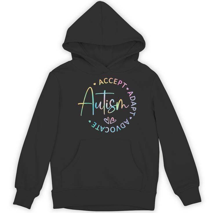 Autism Awareness Accept Adapt Advocate Autism Mom Teacher Women's Hoodie, novelty gifts, funny gifts Autism Awareness Accept Adapt Advocate Autism Mom Teacher Women's Hoodie, novelty gifts, funny gifts
