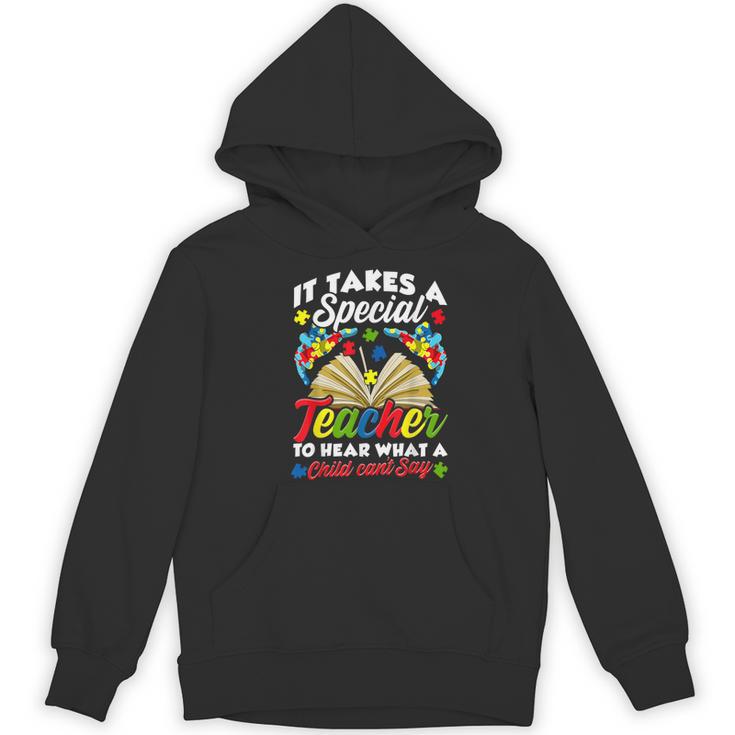 Autism Awareness Teacher Shirts It Takes A Special Teacher Women's Hoodie, novelty gifts, funny gifts