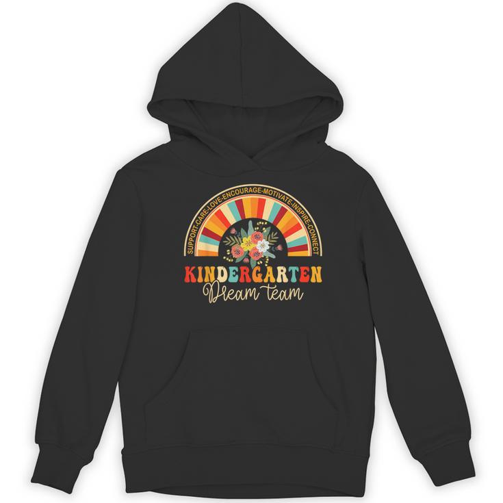 Back To School Kindergarten Dream Team Teacher Love Floral Women's Hoodie, novelty gifts, funny gifts Back To School Kindergarten Dream Team Teacher Love Floral Women's Hoodie, novelty gifts, funny gifts