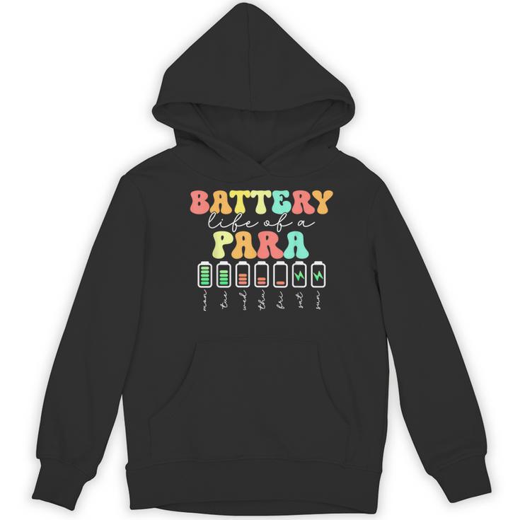 Battery Life Of A Para SPED Parapro Teacher Squad Women's Hoodie, novelty gifts, funny gifts