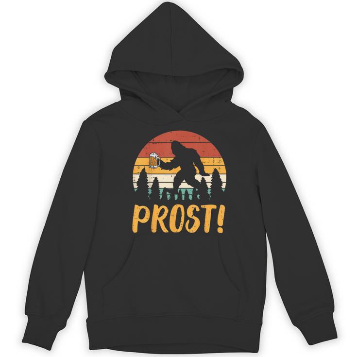 Bigfoot Sasquatch Prost Retro Bavarian Oktoberfest Men Women Women's Hoodie, novelty gifts, funny gifts