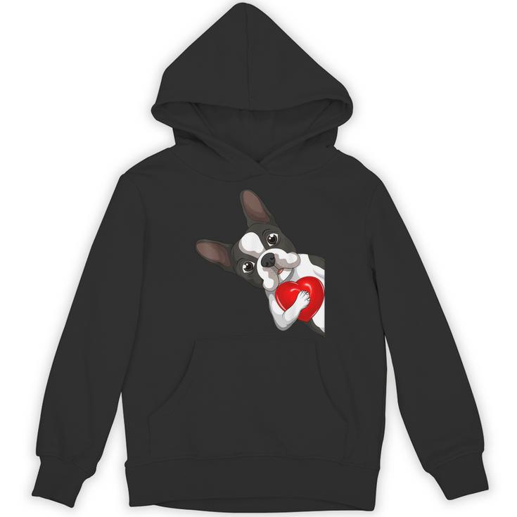 Boston Terrier Bostie Dog Kids Women Girls Women's Hoodie, novelty gifts, funny gifts