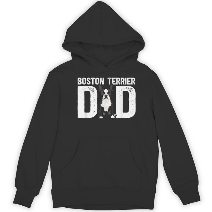 Boston Terrier Dad Of A Bostie Dad Bostie Father Women's Hoodie, novelty gifts, funny gifts