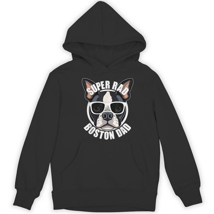 Boston Terrier Dad Father’s Day Dog Dad Men’s Women's Hoodie, novelty gifts, funny gifts