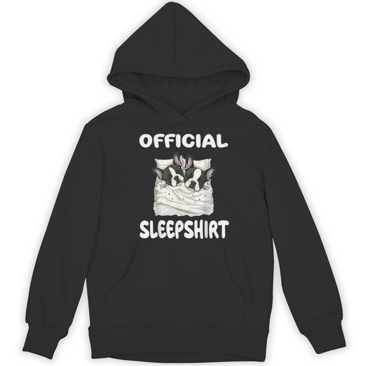 Boston Terrier Dog Official Sleepshirt Pajamas Nightgown For Men Women Girls Kids Women's Hoodie, novelty gifts, funny gifts