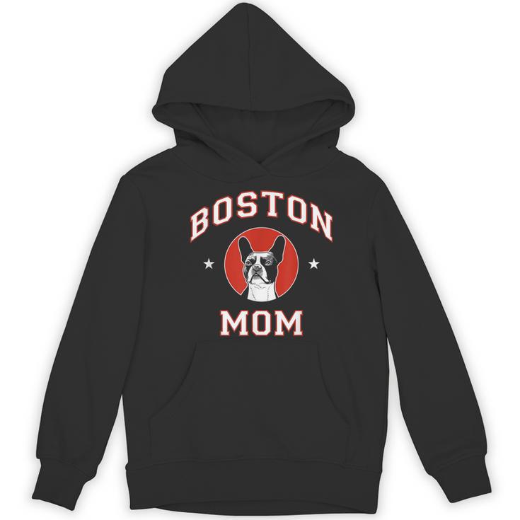 Boston Terrier Mom Dog Mother Women's Hoodie, novelty gifts, funny gifts