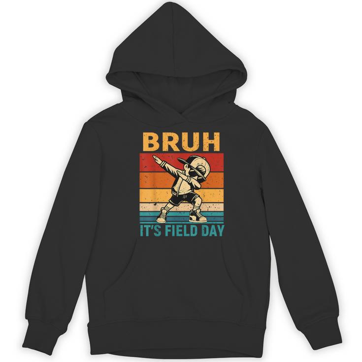 Bruh It's Field Day Teacher Happy Field Day Dabbing Boy Women's Hoodie, novelty gifts, funny gifts
