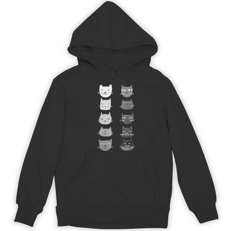 Cat Themed Artist Value Scale Educational Art Teacher Women's Hoodie, novelty gifts, funny gifts