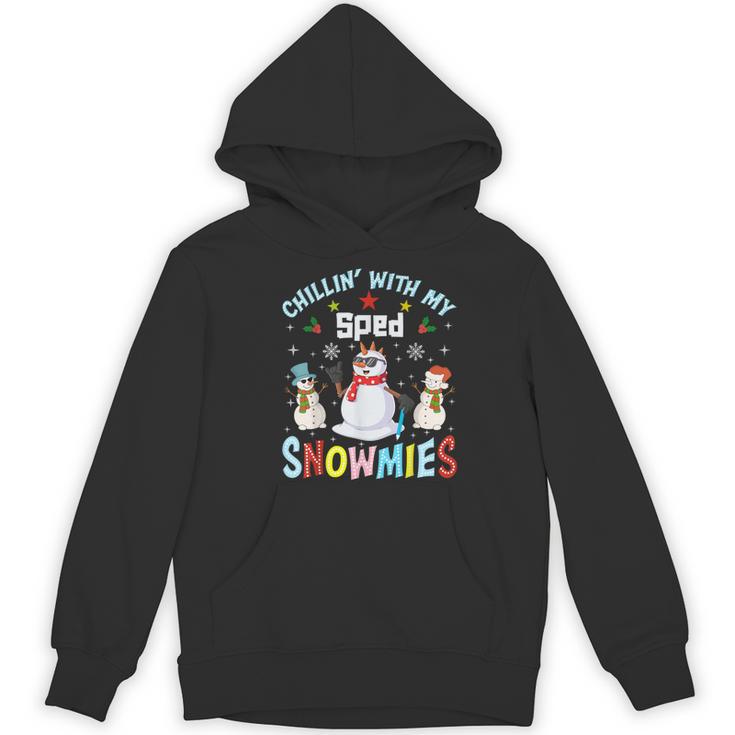Chillin With My Sped Snowmies Teacher Student Christmas Women's Hoodie, novelty gifts, funny gifts Chillin With My Sped Snowmies Teacher Student Christmas Women's Hoodie, novelty gifts, funny gifts