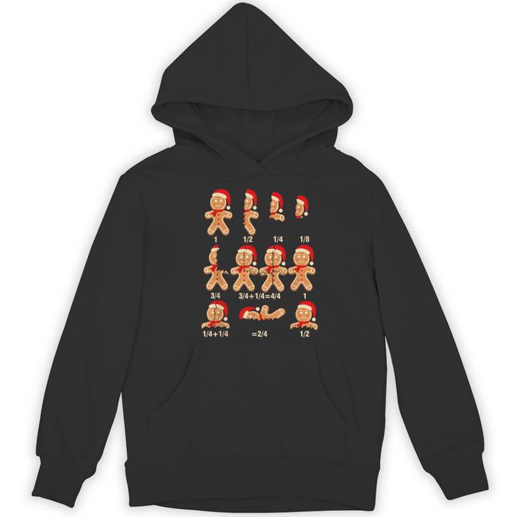 Christmas Math Teacher Equation Gingerbread With Santa Hat Men Women Women's Hoodie, novelty gifts, funny gifts