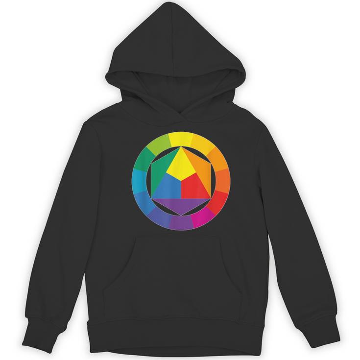 Color Wheel Palette Shirt Artist Painter Art Teacher Tshirt Women's Hoodie, novelty gifts, funny gifts