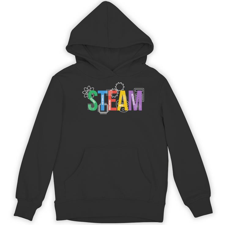 Colorful Steam Letters For Steam Program Teacher And Student Women's Hoodie, novelty gifts, funny gifts