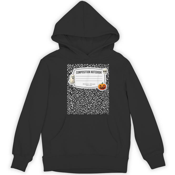 Composition Notebook Costume Adult Halloween For Teachers Women's Hoodie, novelty gifts, funny gifts