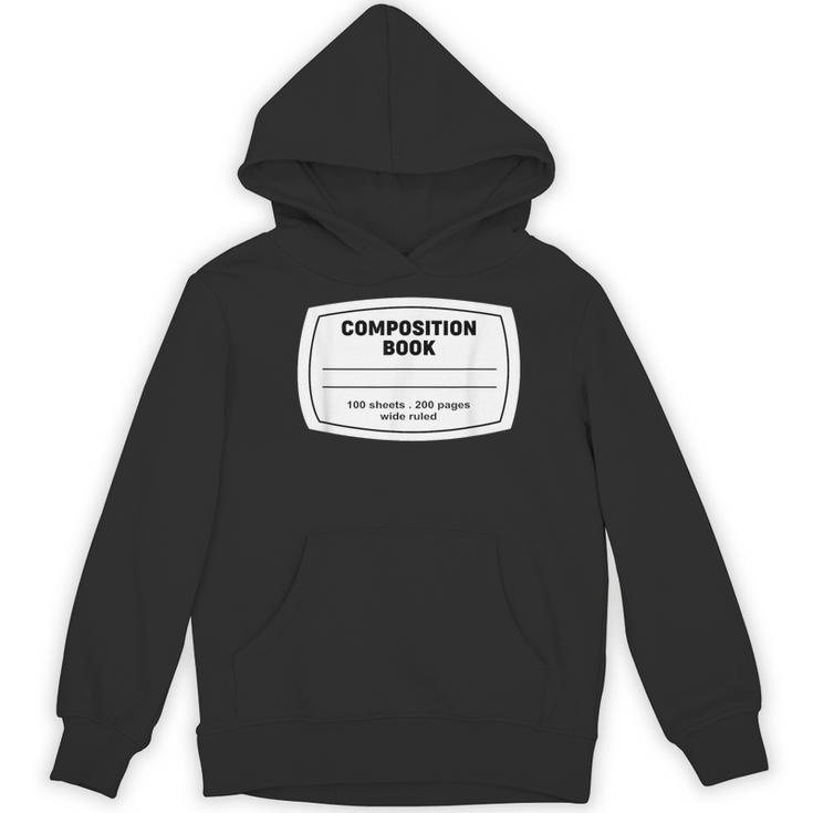 Composition Notebook Halloween Costume Teacher Student Women's Hoodie, novelty gifts, funny gifts Composition Notebook Halloween Costume Teacher Student Women's Hoodie, novelty gifts, funny gifts