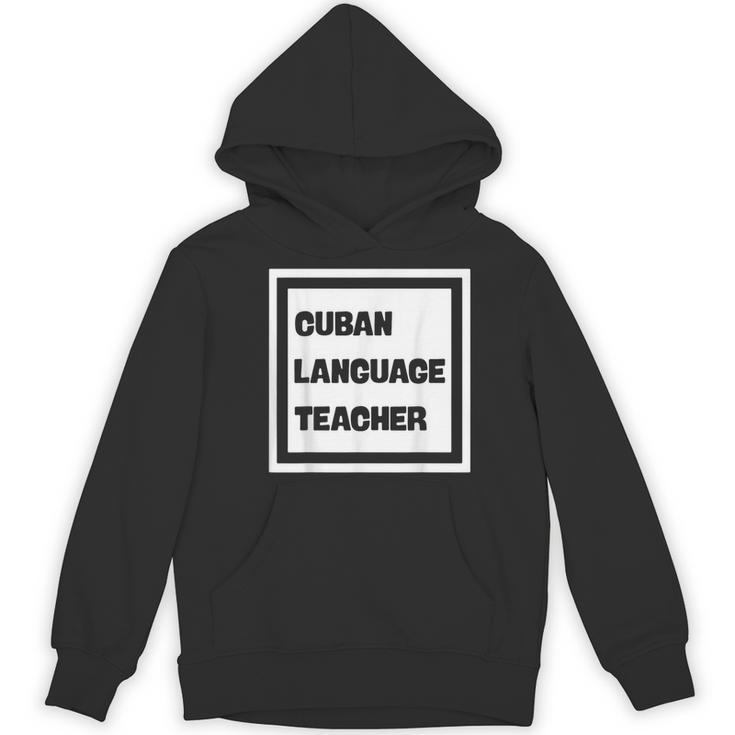 Cuban Language Teacher Women's Hoodie, novelty gifts, funny gifts
