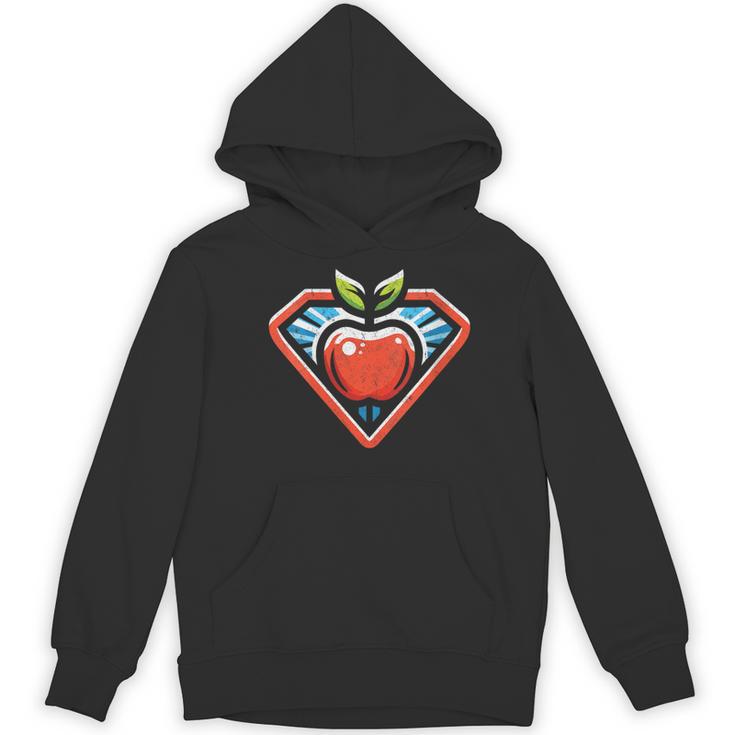 Cute Distressed Super Teacher Superhero Apple Women's Hoodie, novelty gifts, funny gifts Cute Distressed Super Teacher Superhero Apple Women's Hoodie, novelty gifts, funny gifts