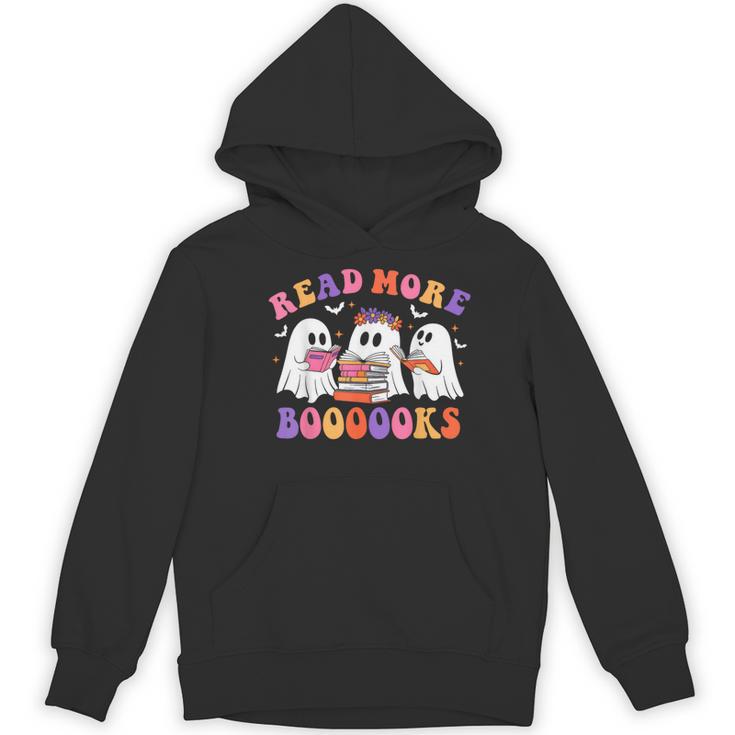 Cute Ghost Read More Books Lover Teacher Halloween Costume Women's Hoodie, novelty gifts, funny gifts