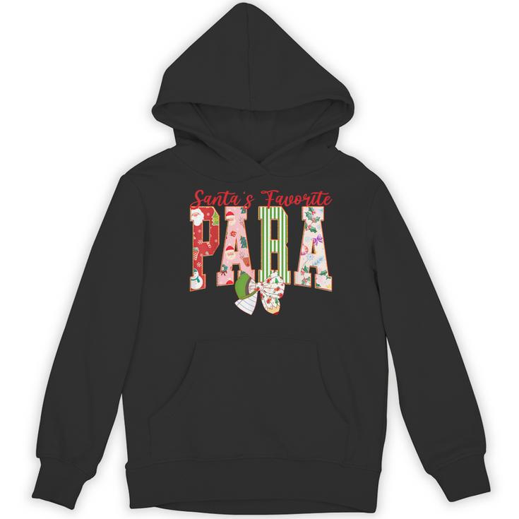 Cute Santas Favorite Para Christmas Paraprofessional Teacher Women's Hoodie, novelty gifts, funny gifts Cute Santas Favorite Para Christmas Paraprofessional Teacher Women's Hoodie, novelty gifts, funny gifts