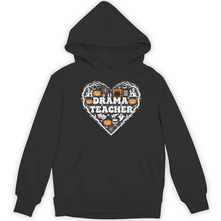 Drama Teacher Heart Pumpkin Ghost Halloween Kids Women's Hoodie, novelty gifts, funny gifts Drama Teacher Heart Pumpkin Ghost Halloween Kids Women's Hoodie, novelty gifts, funny gifts