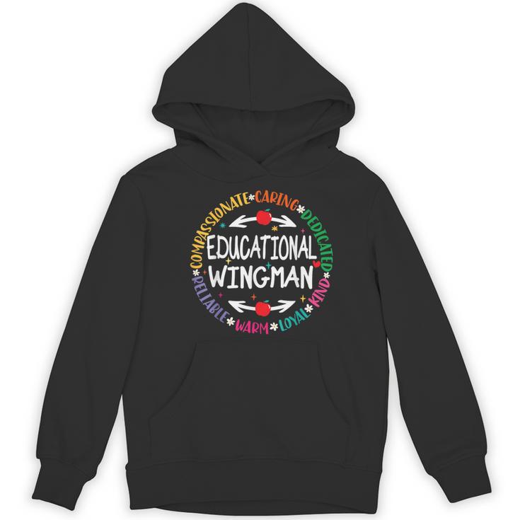Educational Wingman Assistant Teaching a School Teacher Aide Women's Hoodie, novelty gifts, funny gifts Educational Wingman Assistant Teaching a School Teacher Aide Women's Hoodie, novelty gifts, funny gifts