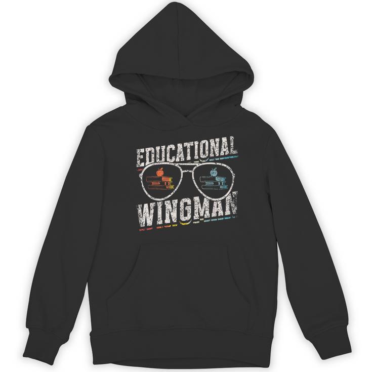 Educational Wingman Assisting Teacher Teaching Assistant Women's Hoodie, novelty gifts, funny gifts Educational Wingman Assisting Teacher Teaching Assistant Women's Hoodie, novelty gifts, funny gifts