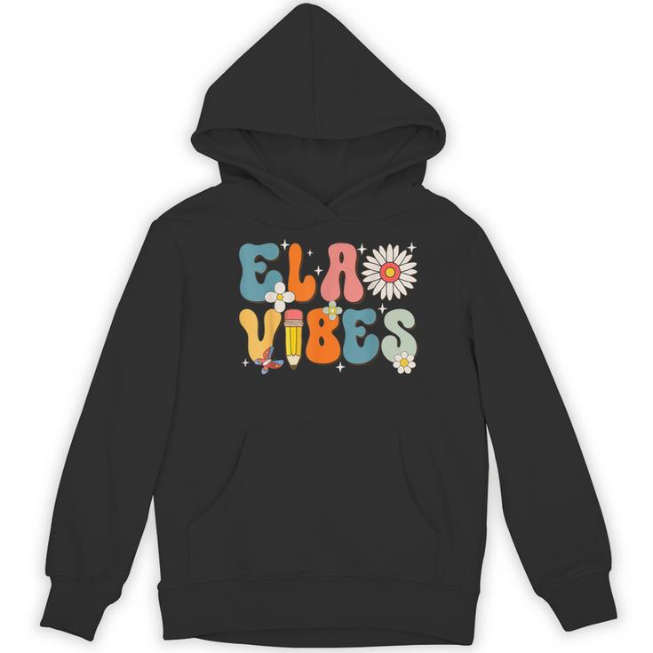 English Teacher Ela Vibes Teacher Kids First Day Of School Women's Hoodie, novelty gifts, funny gifts English Teacher Ela Vibes Teacher Kids First Day Of School Women's Hoodie, novelty gifts, funny gifts