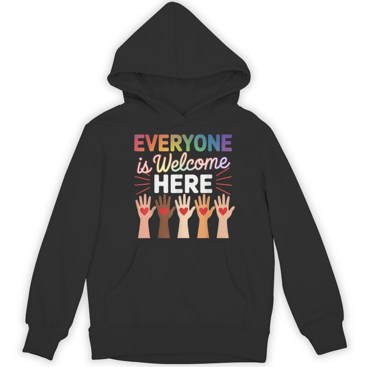 Everyone Is Welcome Here Shirt Teacher Women's Hoodie, novelty gifts, funny gifts Everyone Is Welcome Here Shirt Teacher Women's Hoodie, novelty gifts, funny gifts