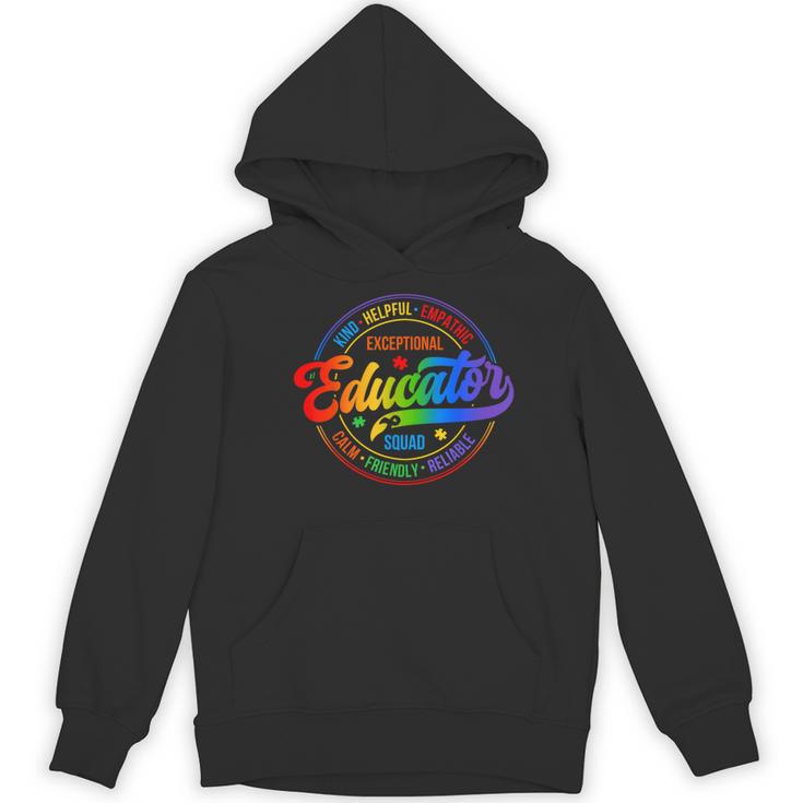 Exceptional Educator Squad Special Education Teacher Autism Women's Hoodie, novelty gifts, funny gifts Exceptional Educator Squad Special Education Teacher Autism Women's Hoodie, novelty gifts, funny gifts