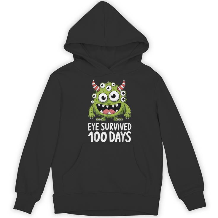 Eye Survived 100 Days Of School Monster Lover Teacher Kids Women's Hoodie, novelty gifts, funny gifts Eye Survived 100 Days Of School Monster Lover Teacher Kids Women's Hoodie, novelty gifts, funny gifts