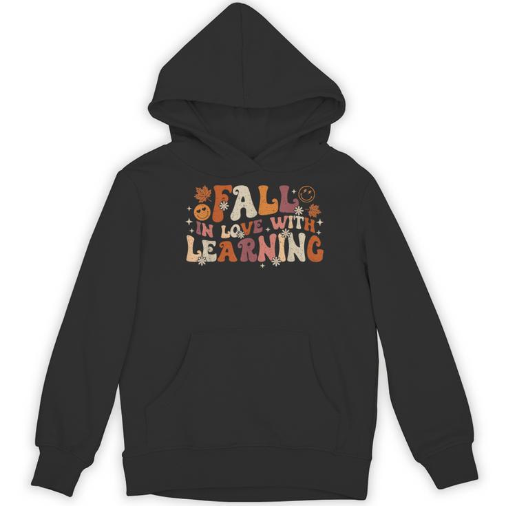 Fall In Love With Learning Autum Thanksgiving Teacher Kids Women's Hoodie, novelty gifts, funny gifts Fall In Love With Learning Autum Thanksgiving Teacher Kids Women's Hoodie, novelty gifts, funny gifts