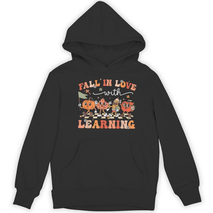 Fall In Love With Learning Autumn Teacher Thanksgiving Women's Hoodie, novelty gifts, funny gifts Fall In Love With Learning Autumn Teacher Thanksgiving Women's Hoodie, novelty gifts, funny gifts
