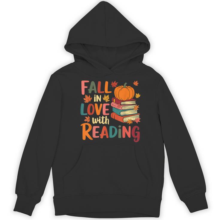 Fall In Love With Reading Autumn Thanksgiving Shirt Teacher Women's Hoodie, novelty gifts, funny gifts Fall In Love With Reading Autumn Thanksgiving Shirt Teacher Women's Hoodie, novelty gifts, funny gifts