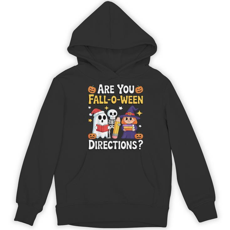 Are You Fall O Ween Directions Halloween Teacher Ghost Women's Hoodie, novelty gifts, funny gifts Are You Fall O Ween Directions Halloween Teacher Ghost Women's Hoodie, novelty gifts, funny gifts