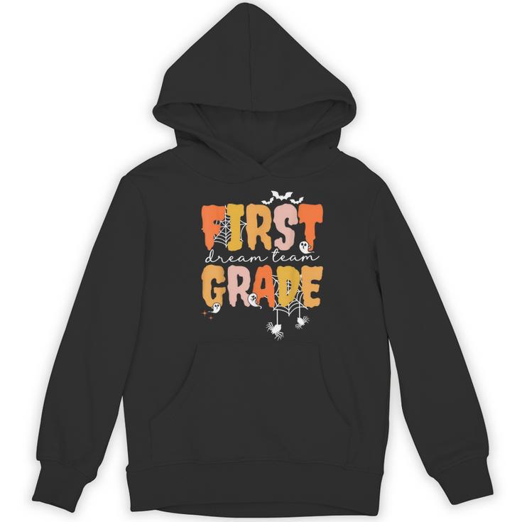 First Grade Dream Retro Team Fall Halloween Spooky Teachers Women's Hoodie, novelty gifts, funny gifts First Grade Dream Retro Team Fall Halloween Spooky Teachers Women's Hoodie, novelty gifts, funny gifts