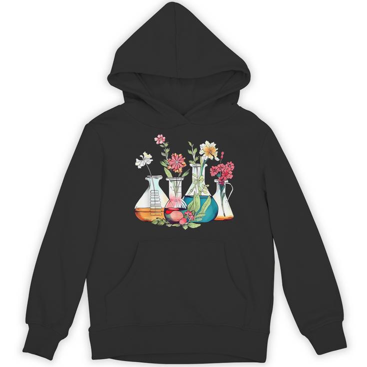 Floral Beakers Chemistry Lab Teacher Women's Hoodie, novelty gifts, funny gifts Floral Beakers Chemistry Lab Teacher Women's Hoodie, novelty gifts, funny gifts