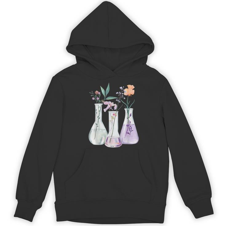 Flowers Test Tube Chemistry Student Science Teacher Women Women's Hoodie, novelty gifts, funny gifts