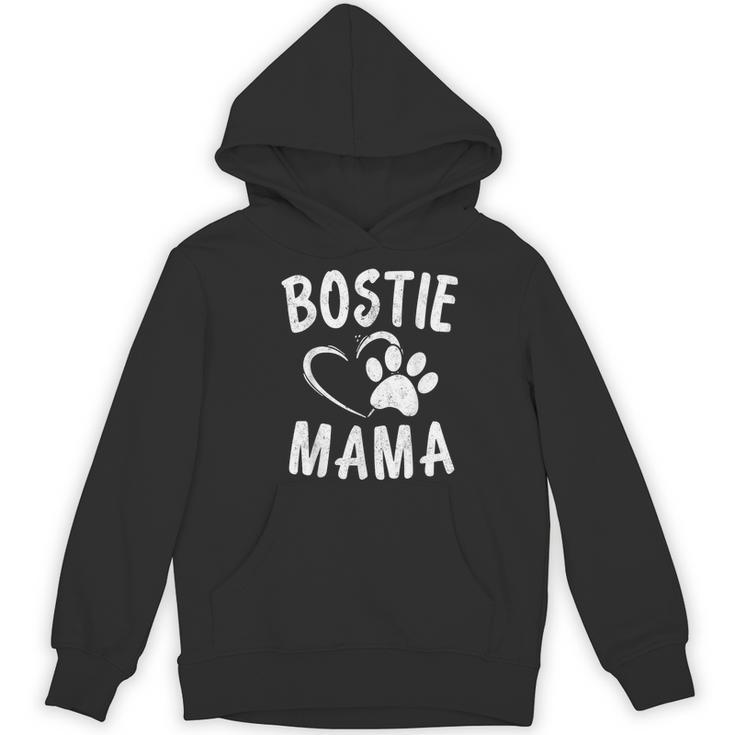 Fun Bostie Mama Dog Lover Apparel Boston Terrier Mom Women's Hoodie, novelty gifts, funny gifts