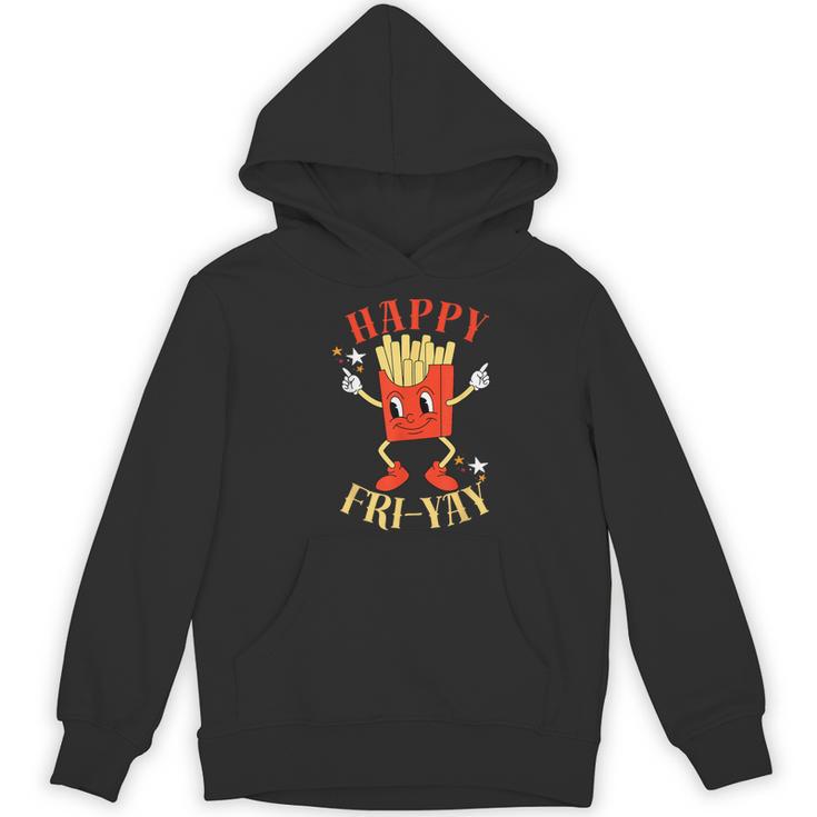 Fun Teacher Happy Fri Yay French Fries Friday Lovers Women's Hoodie, novelty gifts, funny gifts