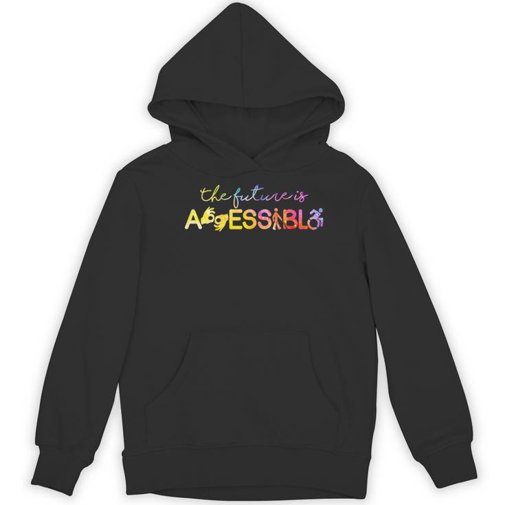 The Future Is Accessible Special Education Teacher Women's Hoodie, novelty gifts, funny gifts The Future Is Accessible Special Education Teacher Women's Hoodie, novelty gifts, funny gifts