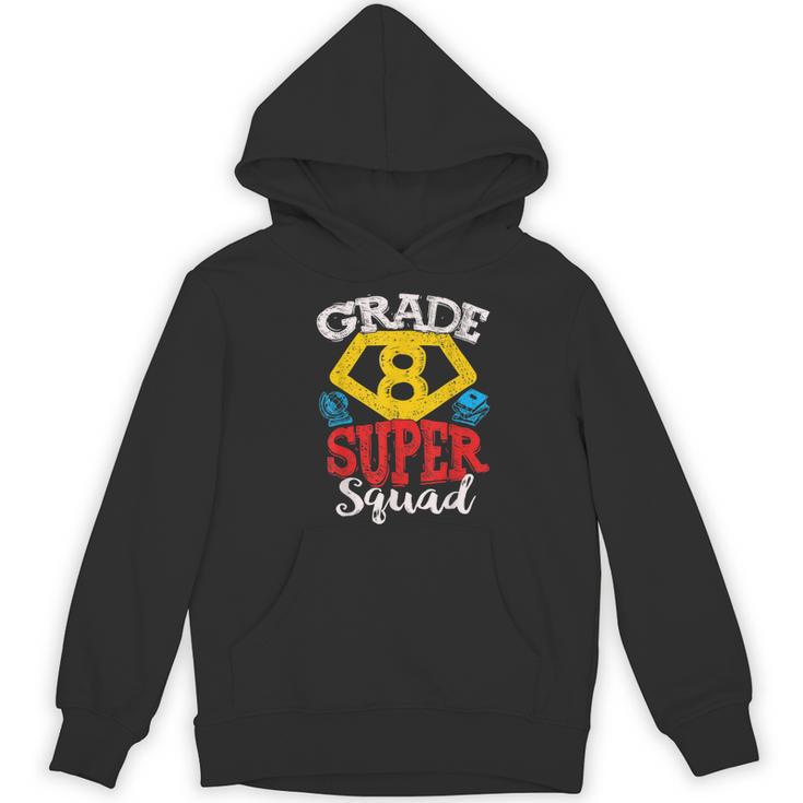 Grade 8 Super Squad Superhero Teacher Team Women's Hoodie, novelty gifts, funny gifts