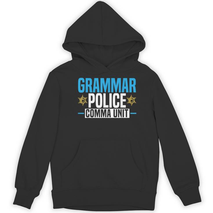 Grammar Police Comma Unit English Teacher Grammar Teacher For Men Women Women's Hoodie, novelty gifts, funny gifts