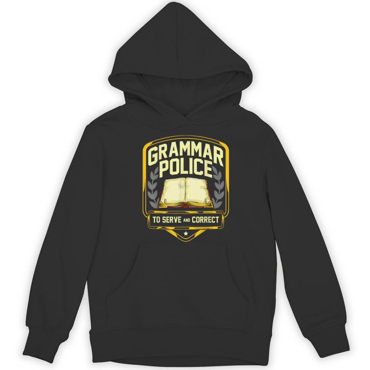 Grammar Police To Serve And Correct English Teacher Women's Hoodie, novelty gifts, funny gifts Grammar Police To Serve And Correct English Teacher Women's Hoodie, novelty gifts, funny gifts