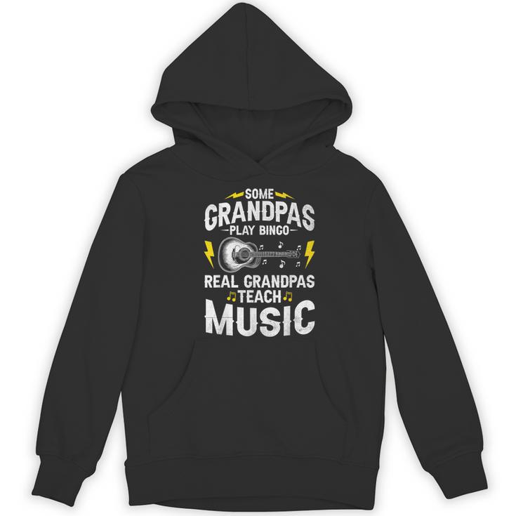 Some Grandpas Play Bingo Real Grandpas Teach Music Teacher Women's Hoodie, novelty gifts, funny gifts