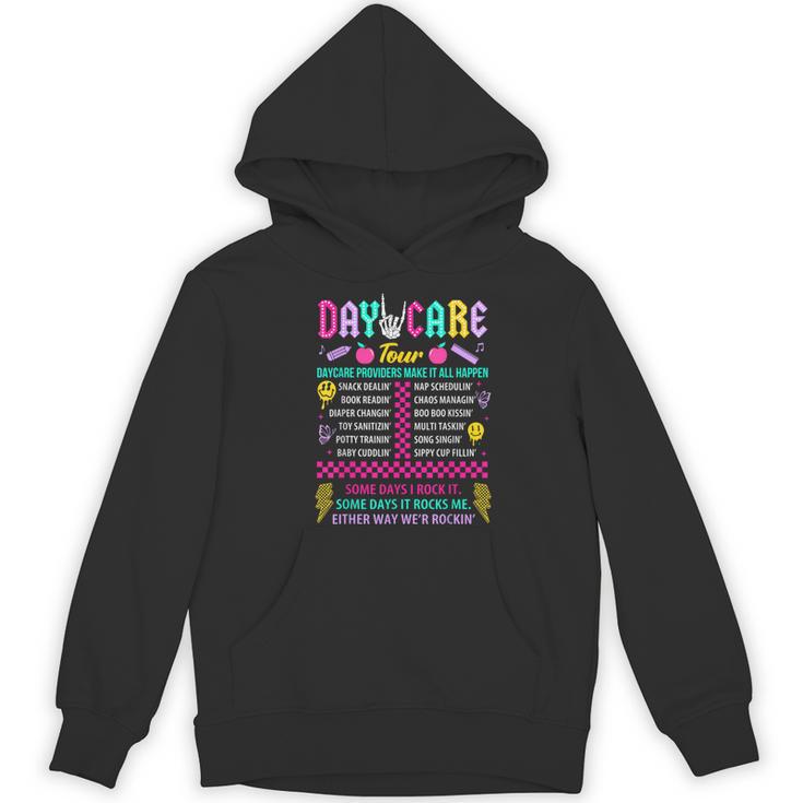 Groovy Day Care Some Days I Rock It Day Care Teacher Life Women's Hoodie, novelty gifts, funny gifts