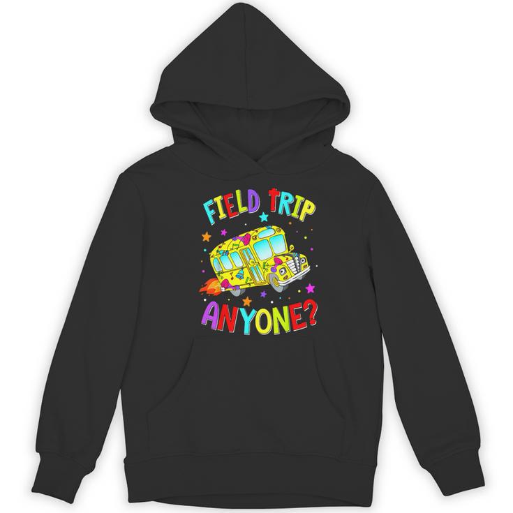 Groovy Field Trip Anyone Happy Field Day For Teachers Kids Women's Hoodie, novelty gifts, funny gifts Groovy Field Trip Anyone Happy Field Day For Teachers Kids Women's Hoodie, novelty gifts, funny gifts