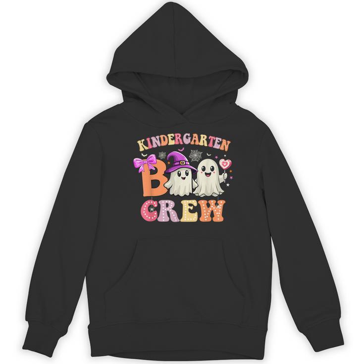 Groovy Kindergarten Boo Crew Kinder Halloween Teacher Kids Women's Hoodie, novelty gifts, funny gifts