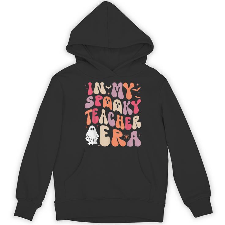 Groovy In My Spooky Teacher Era Halloween Party Boo Women's Hoodie, novelty gifts, funny gifts