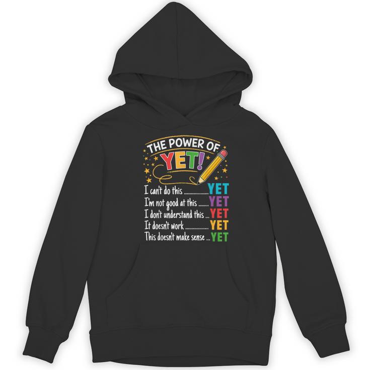 Growth Mindset Teacher Power Of Yet Inspirational Women's Hoodie, novelty gifts, funny gifts Growth Mindset Teacher Power Of Yet Inspirational Women's Hoodie, novelty gifts, funny gifts